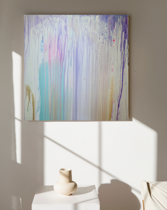 Ephemeral Curtain (100cm_100cm) — In Situ