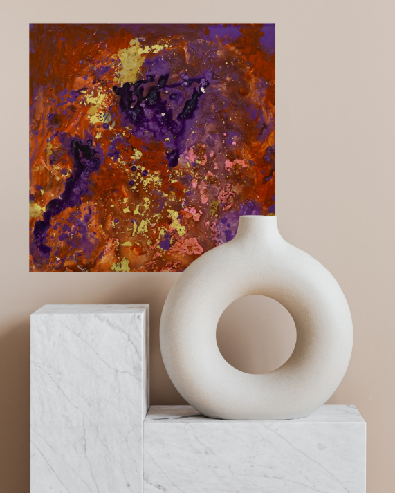 Regal Amethyst (50cm_50cm) — In Situ