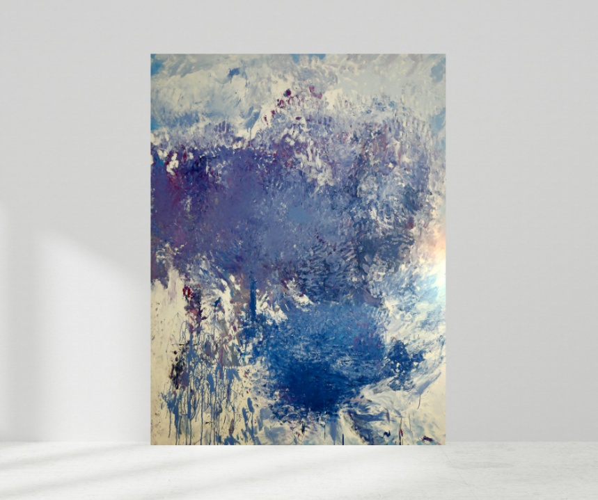 Violet Cloudburst (150cm_200cm) — In Situ