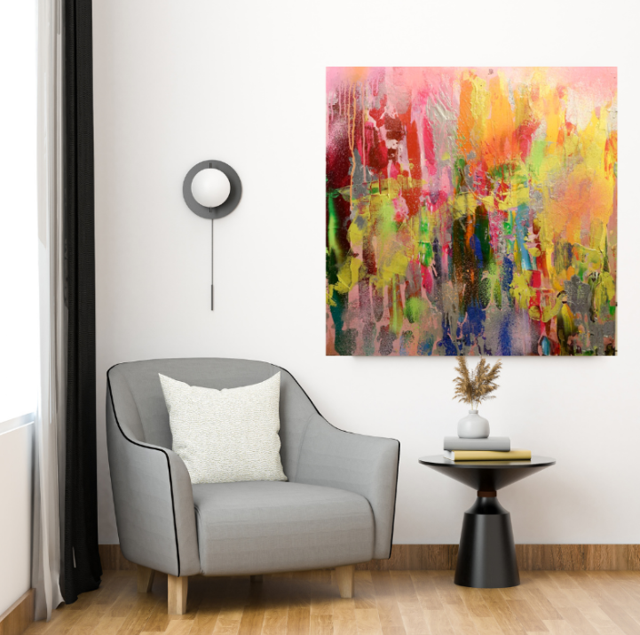 Joyful Carnival (65.5cm_65.5cm) — In Situ