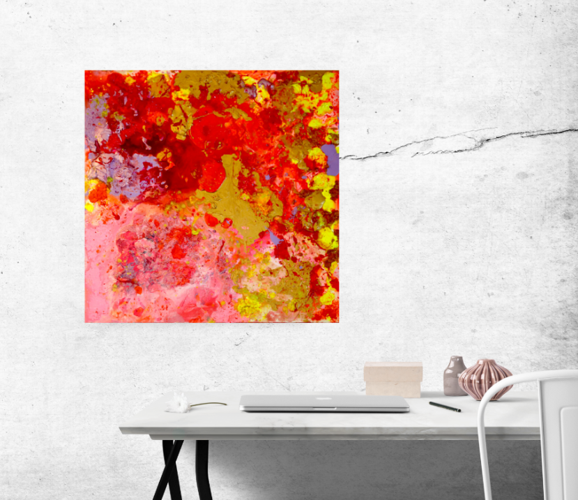 Heart of the Sun (100cm_100cm) — In Situ