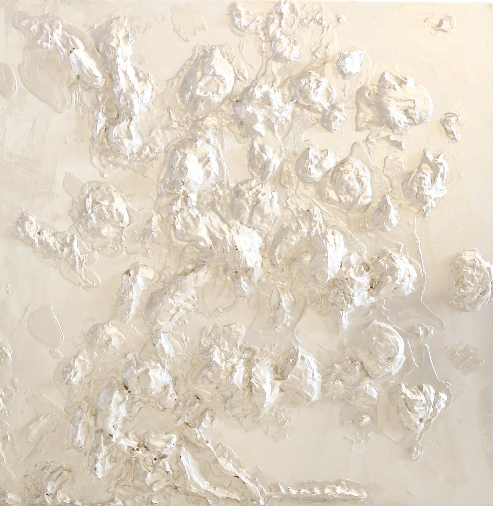 Sculpted Clouds of White (100cm_100cm)