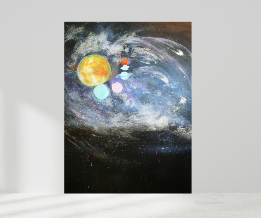 The Orbits We Know (150cm_200cm) — In Situ