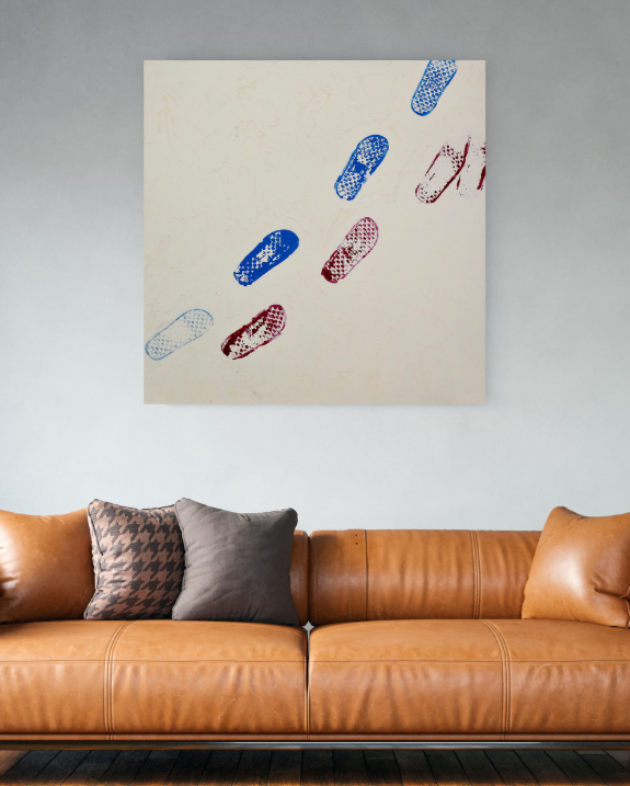 Steps of Passage (100cm_100cm) — In Situ