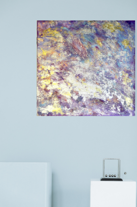 Gilded Twilight (120cm_120cm) — In Situ