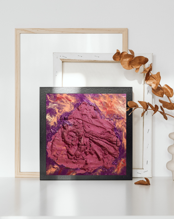 Volcanic Heart (50cm_50cm) — In Situ