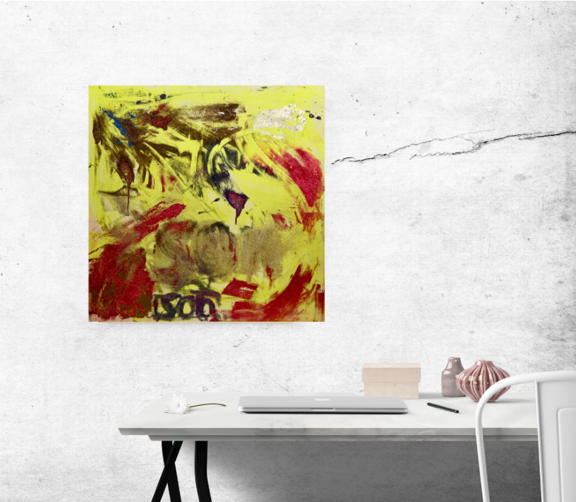 A Startling Radiance (100cm_100cm) — In Situ