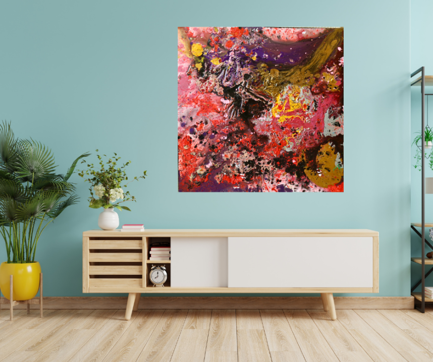Visceral Landscape (100cm_100cm) — In Situ