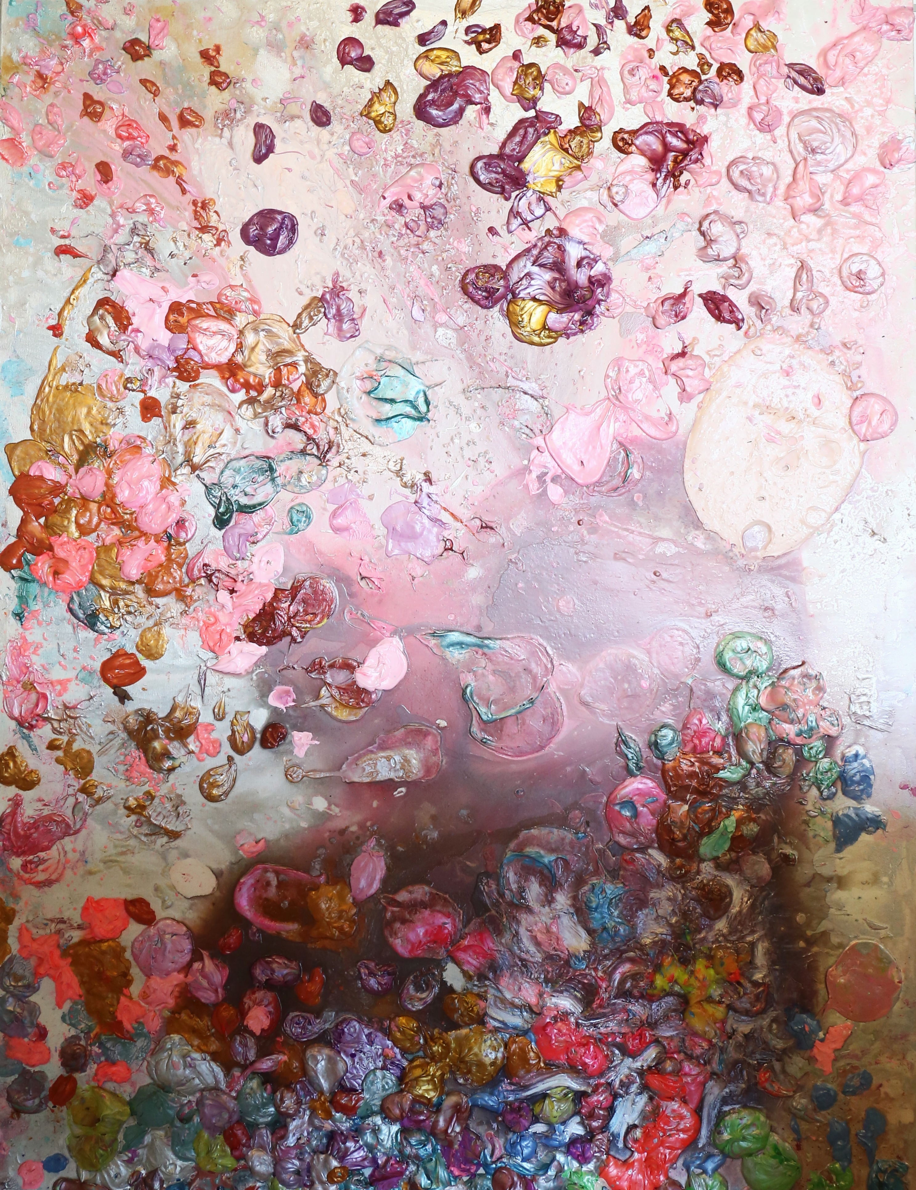 Rosy Depths Rising (150cm_200cm)