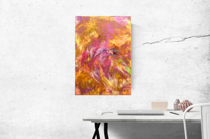 Sunset Dream (50cm_70cm) — In Situ
