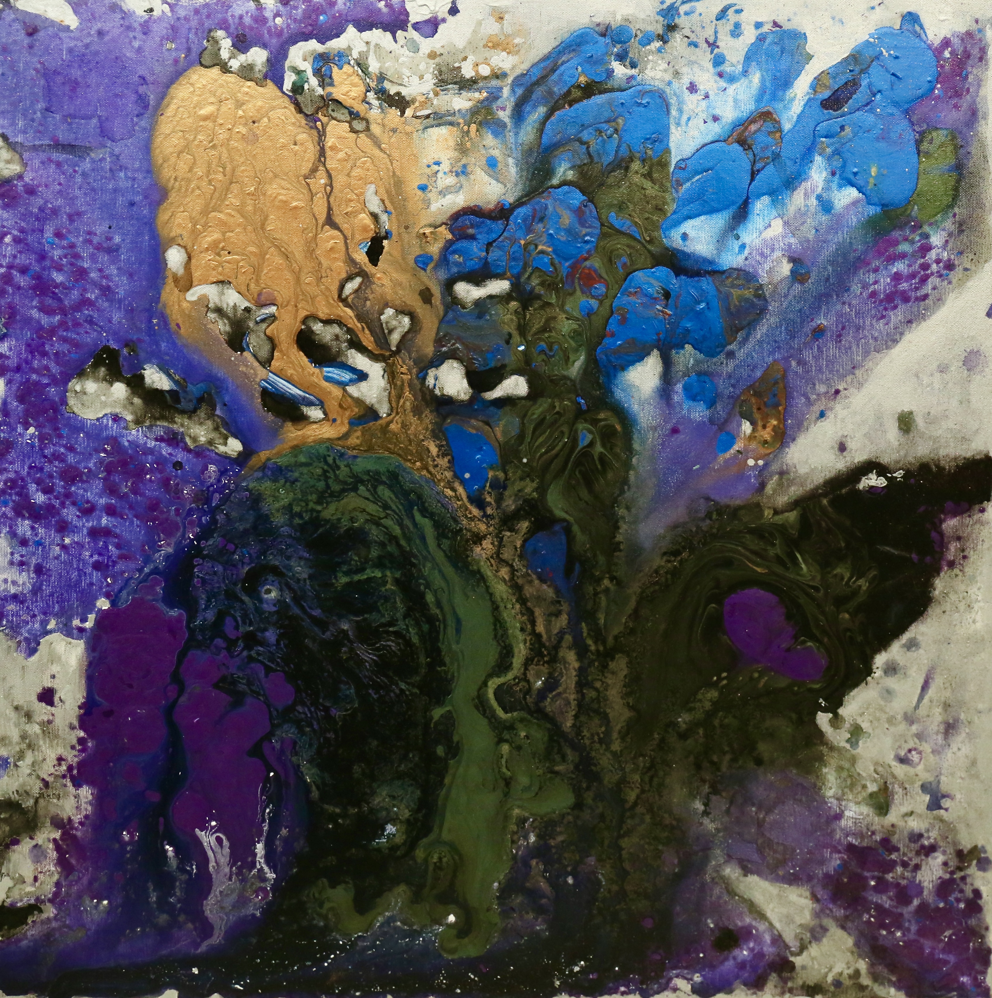 Metallic & Fluid Abstract Series