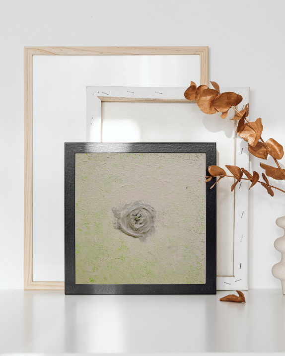Winter Rose (40cm_40cm) — In Situ