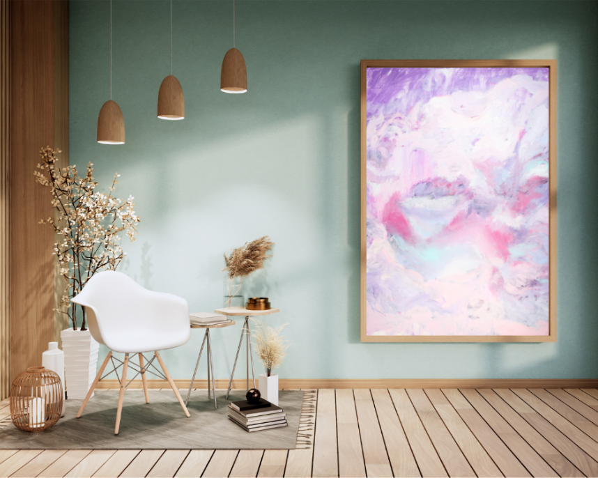 Dawn's Soft Breath (150cm_200cm) — In Situ