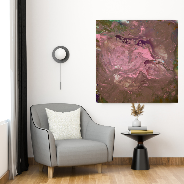 Earthly Cadence (100cm_100cm) — In Situ