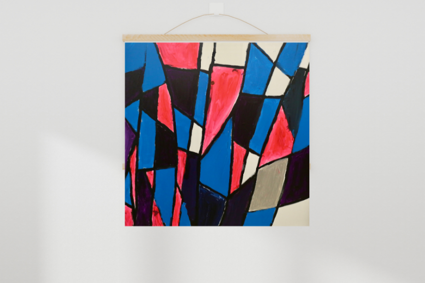 Urban Prisms (100cm_100cm) — In Situ