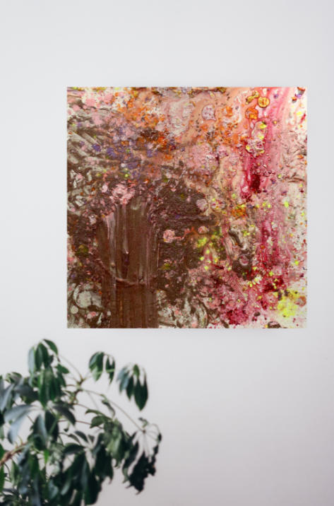 Weeping Earth (100cm_100cm) — In Situ