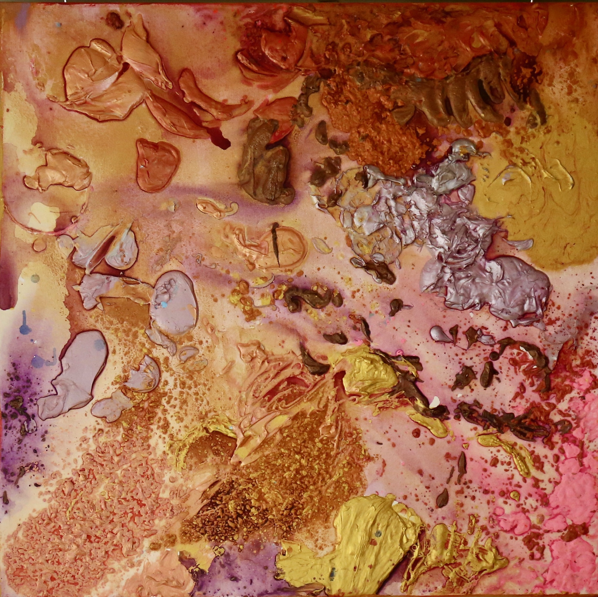 Gilded Earthfall (100cm_100cm)