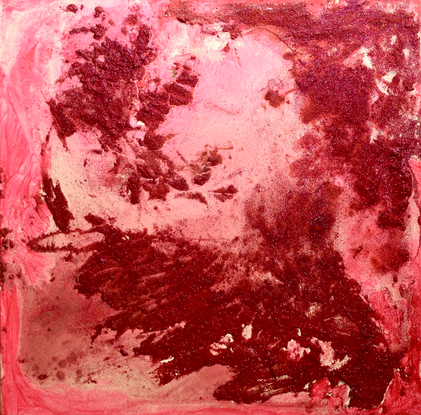 Rose Quartz Heart (65.5cm_65.5cm)