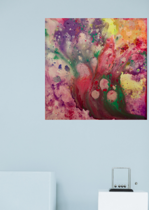 Cosmic Peony (100cm_100cm) — In Situ