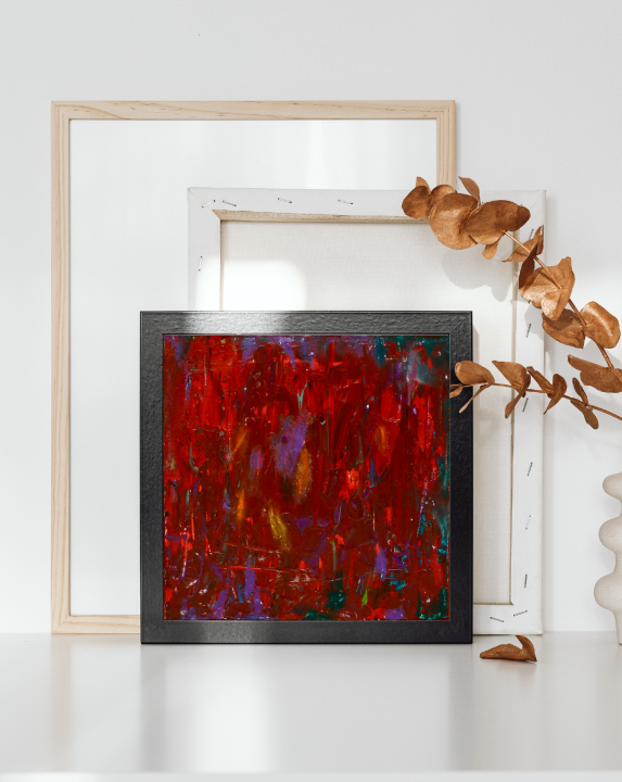 Inner Fire (30cm_30cm) — In Situ