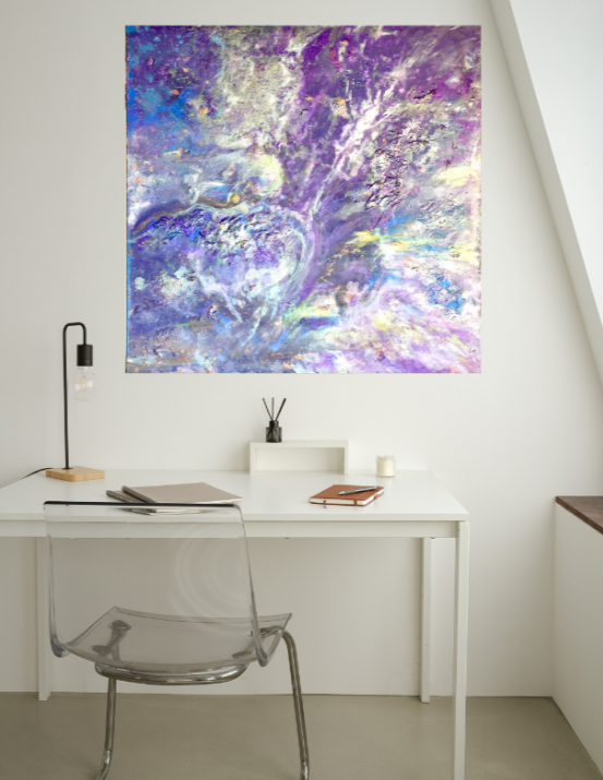 Nebula's Breath (120cm_120cm) — In Situ
