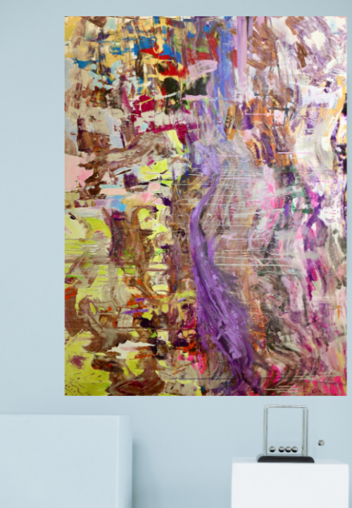 Wall of Echoes (150cm_200cm) — In Situ