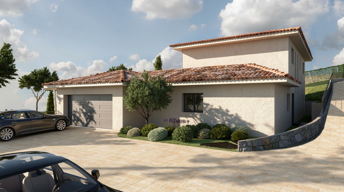 Maison provençale R+1 — Vue 02