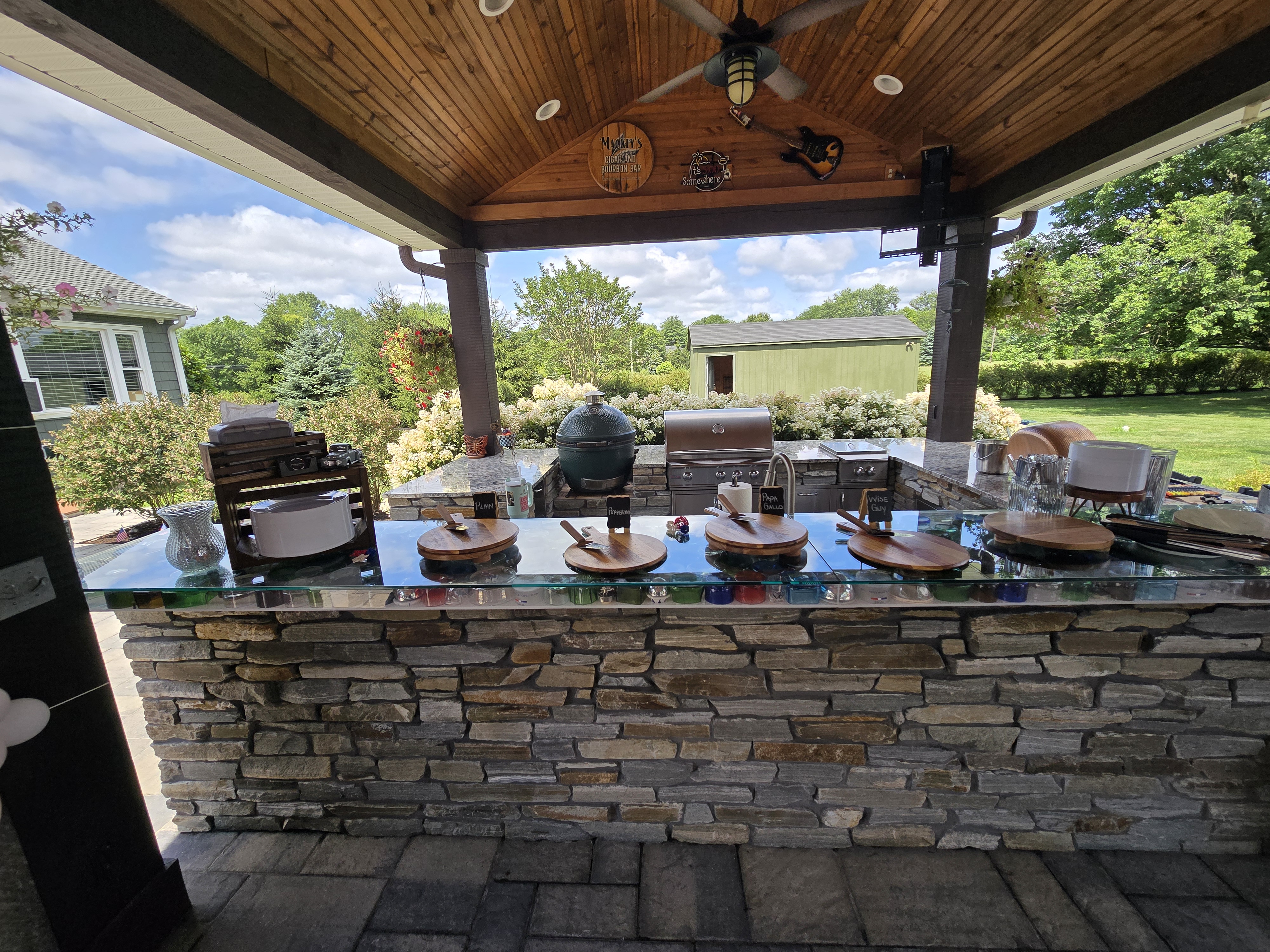 Palleschi Pizza Catering mid-July event setup