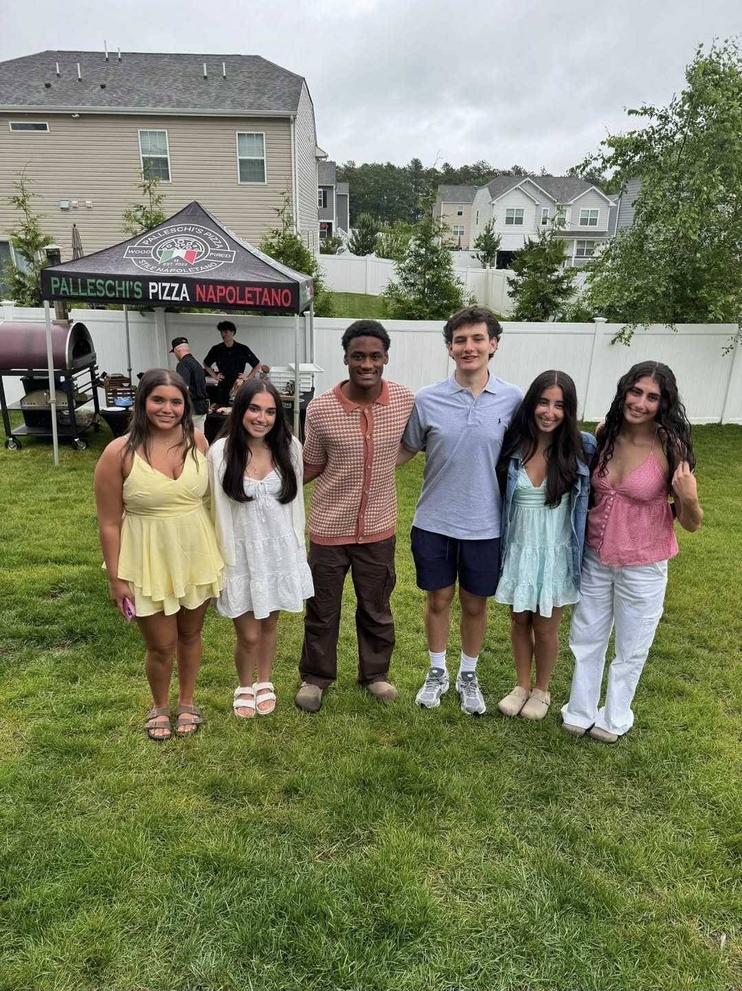 Palleschi Pizza Catering Instagram post showing event setup