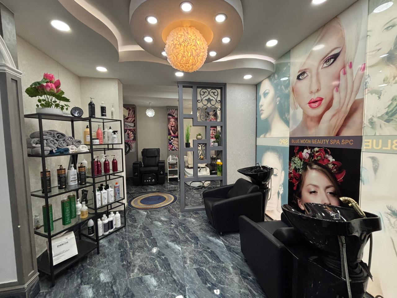 Blue Moon Salon - Luxury Salon Interior Muscat