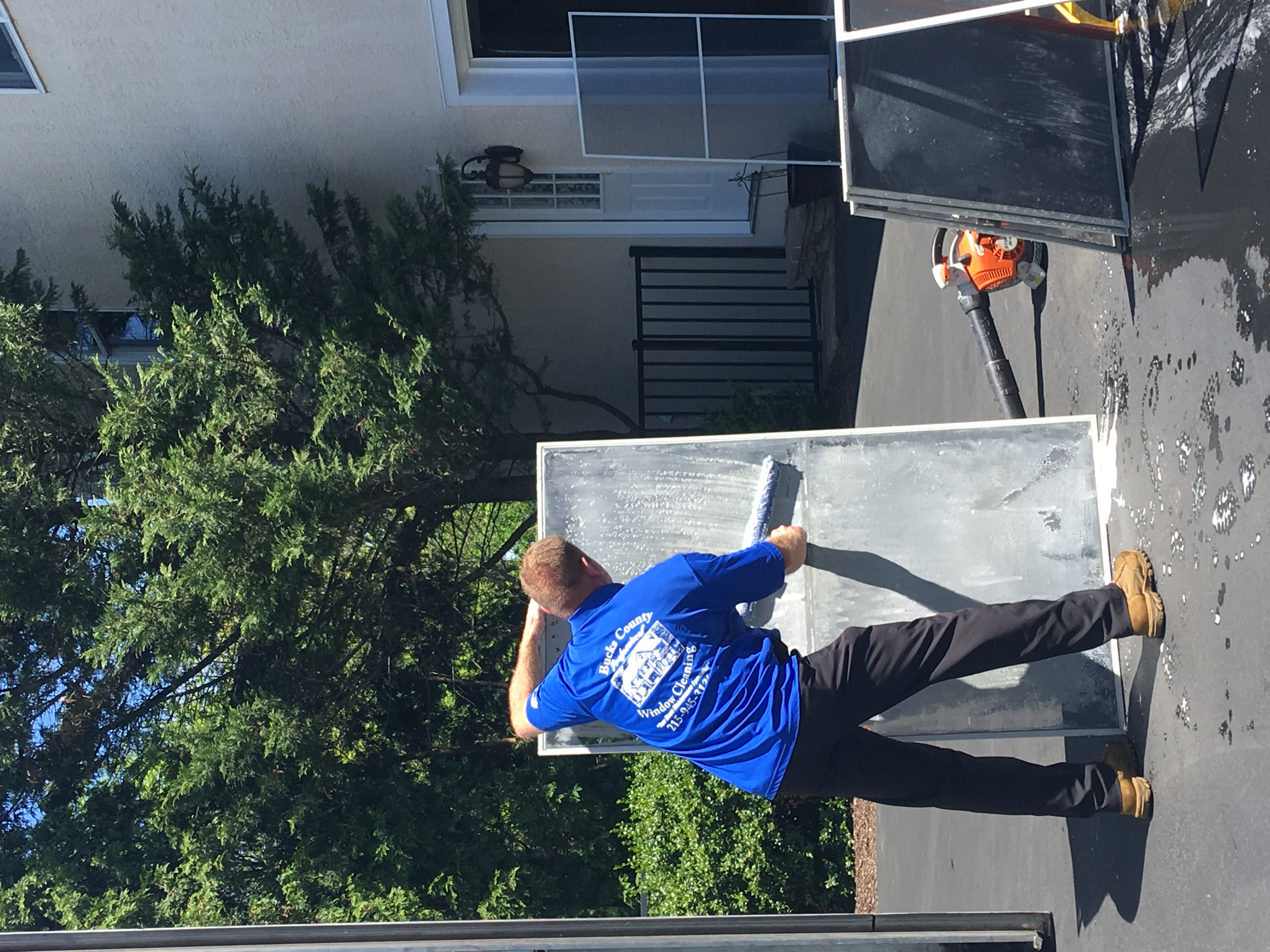 Bucks County residential window cleaning - job photo 18 in Bucks County PA