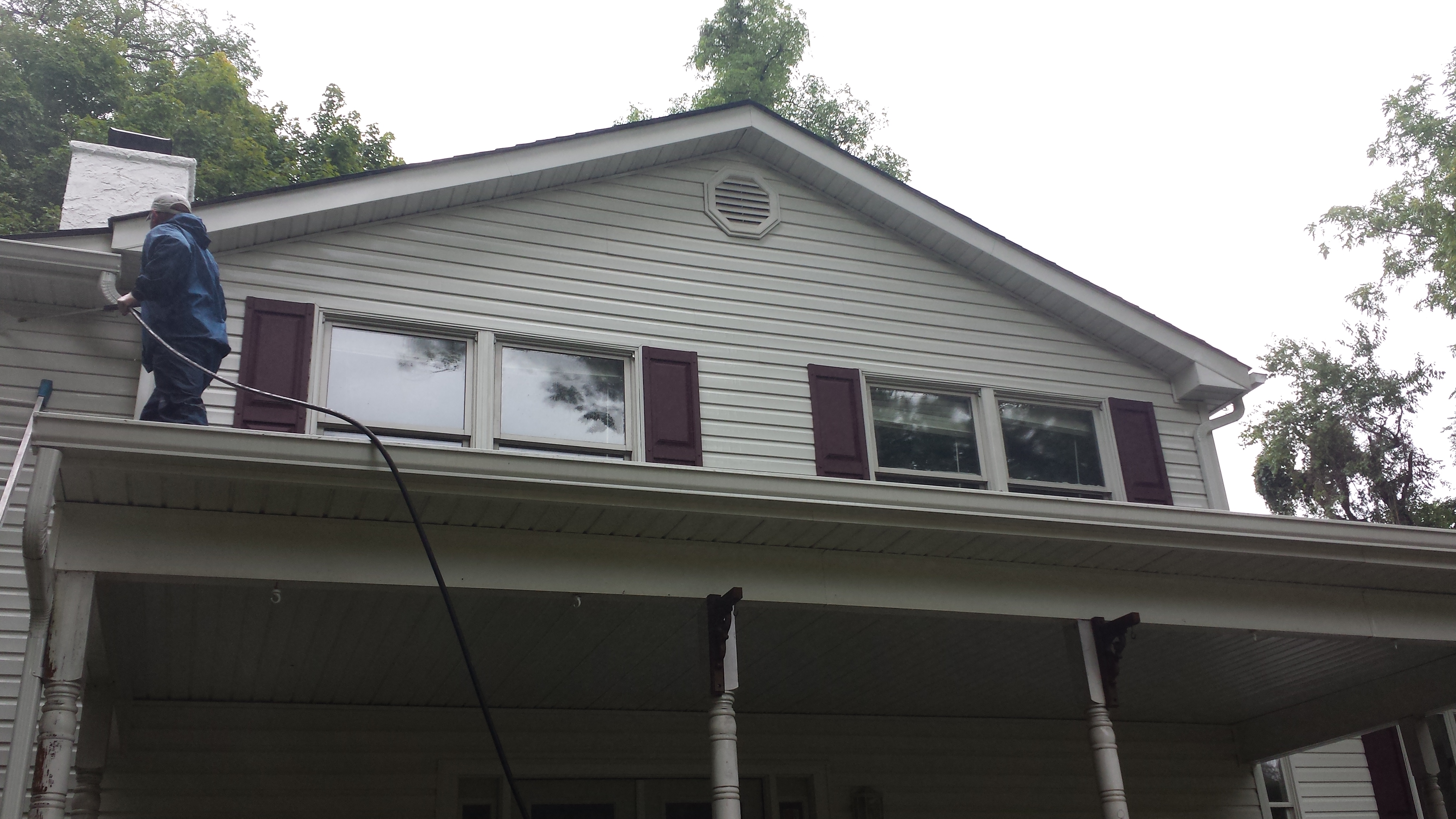 Bucks County residential window cleaning - job photo 2 in Bucks County PA