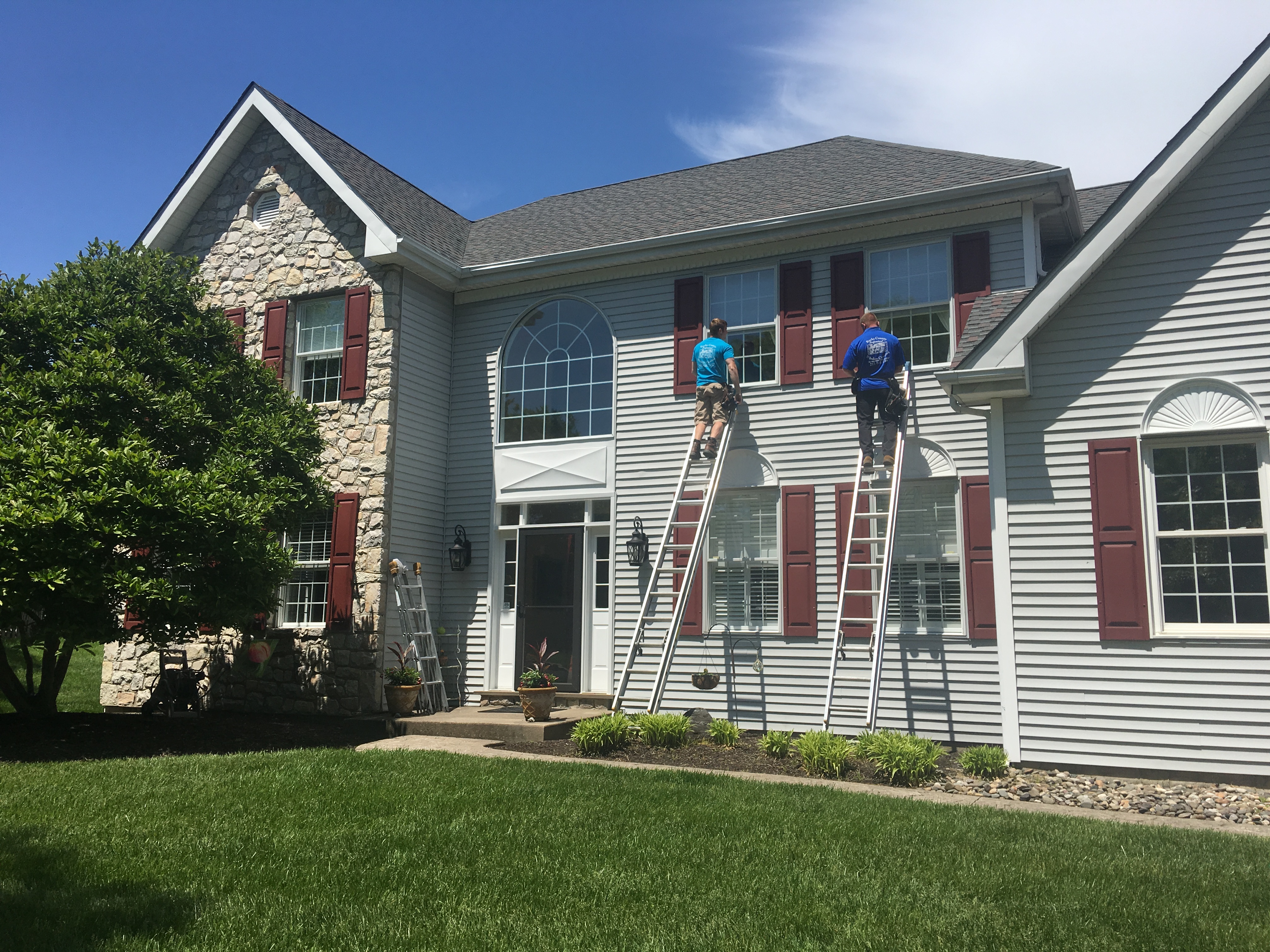 Bucks County residential window cleaning - job photo 23 in Bucks County PA