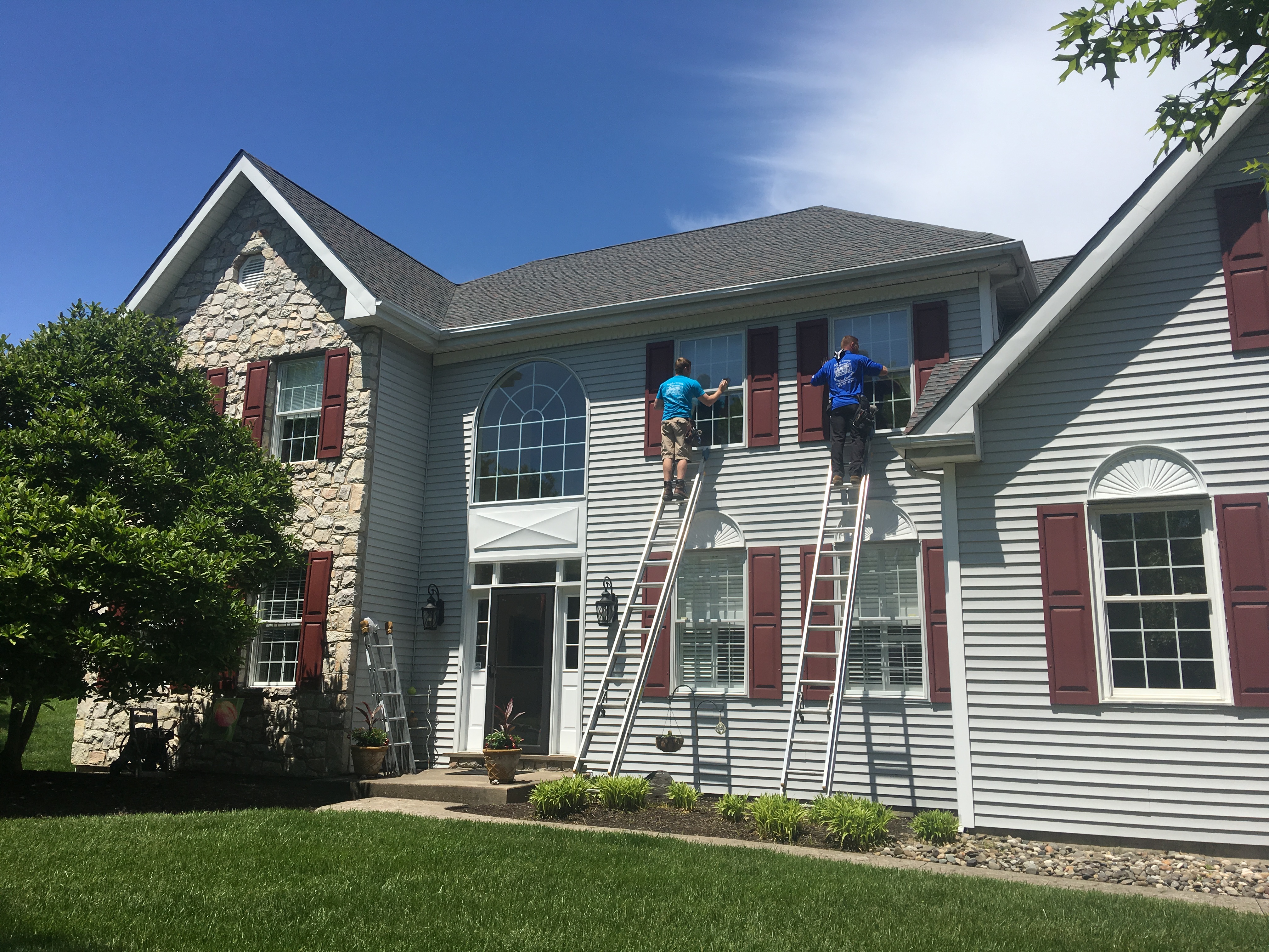 Bucks County residential window cleaning - job photo 21 in Bucks County PA