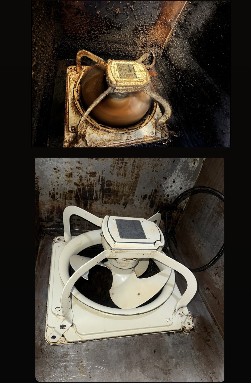 飲食店換気扇の徹底清掃