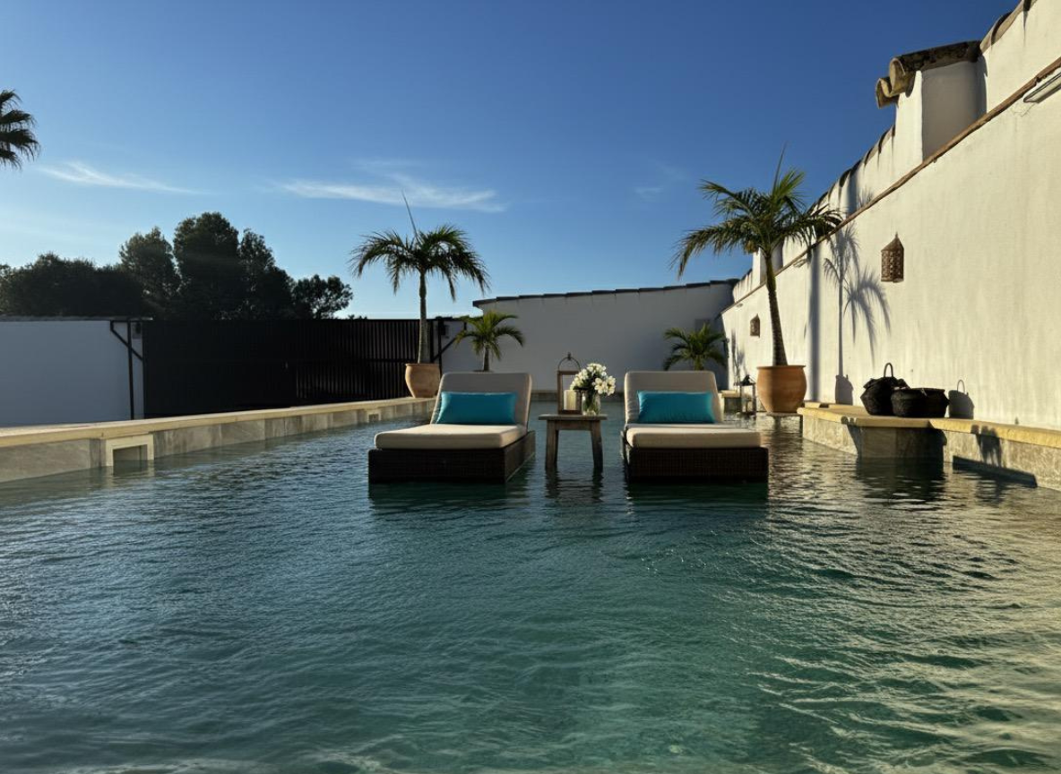 Entertaining terrace