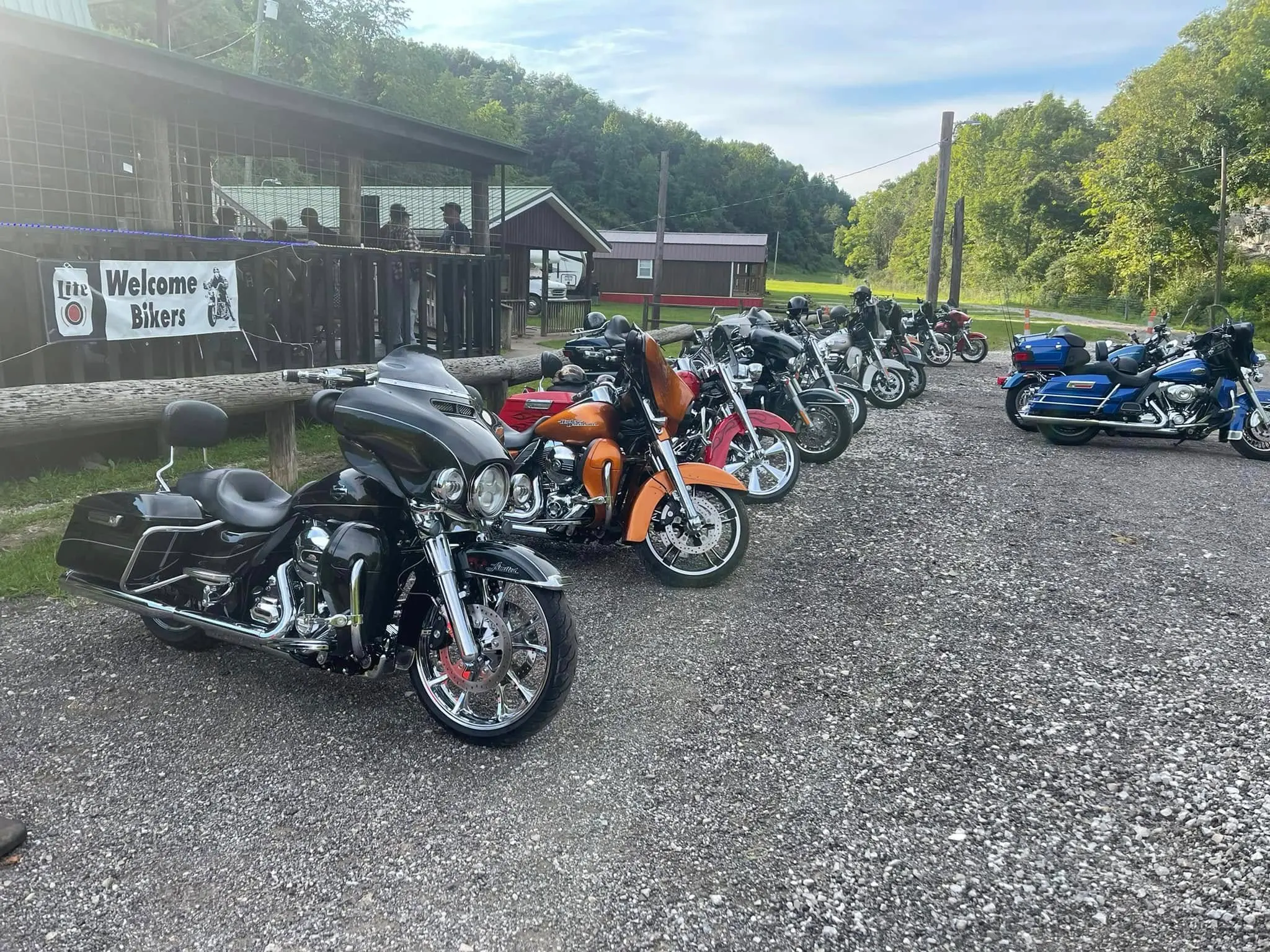 Biker rally and motorcycle event at The Farm Bar & Grill WV