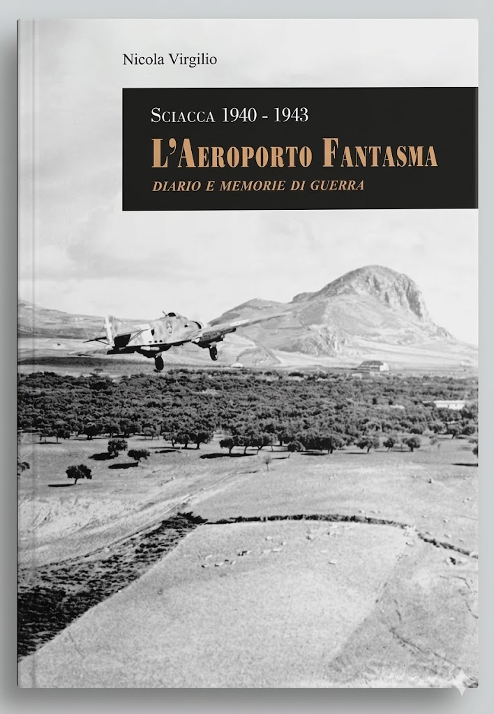Copertina del primo libro di Nicola Virgilio – L'Aeroporto Fantasma di Sciacca