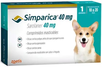 Simparica 1 comprimido 10 kg a 20 kg