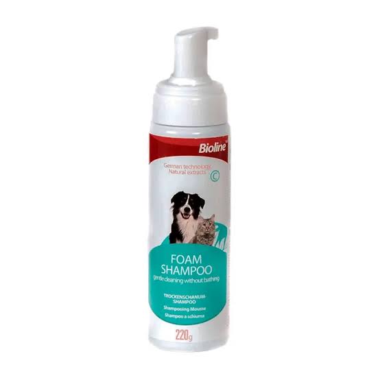 Bioline Shampoo Espuma Perros y Gatos 220 gr