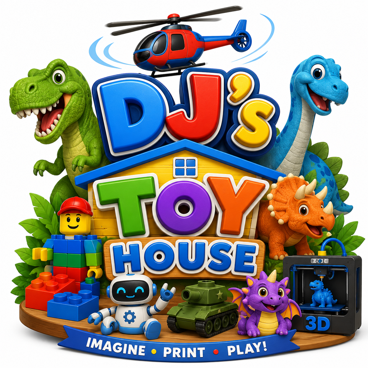 DJ's Toy House Logo