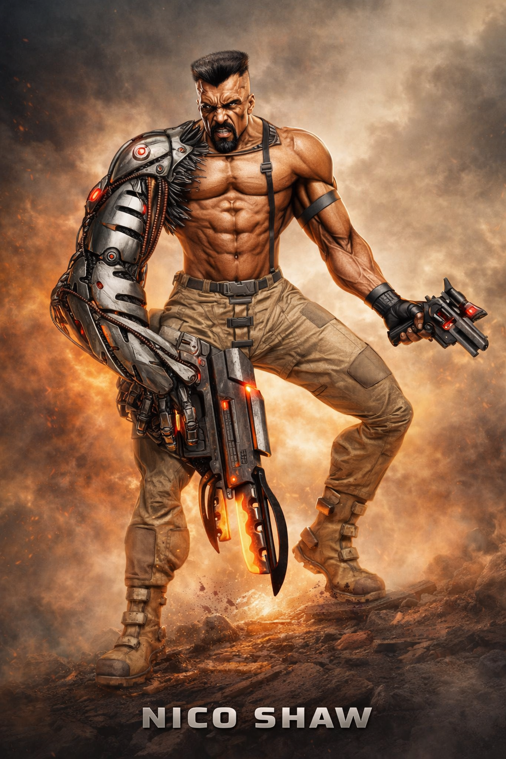 Christopher Shaw — Reimagined as Nico Shaw Christopher Shaw reimagined as Nicomachus Nico Shaw - full color