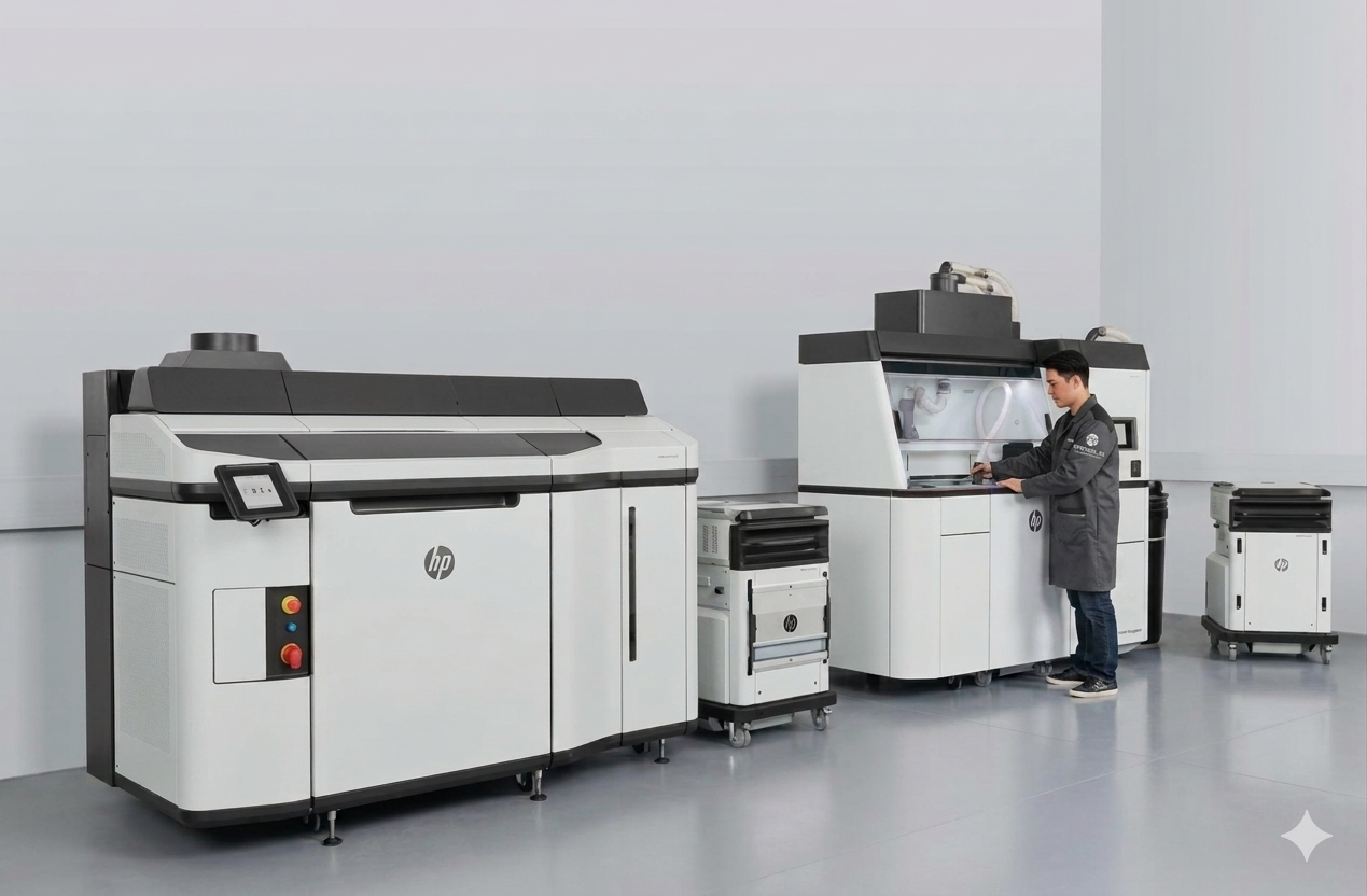 티에이치에스 HP MJF 3D프린팅 작업 시설