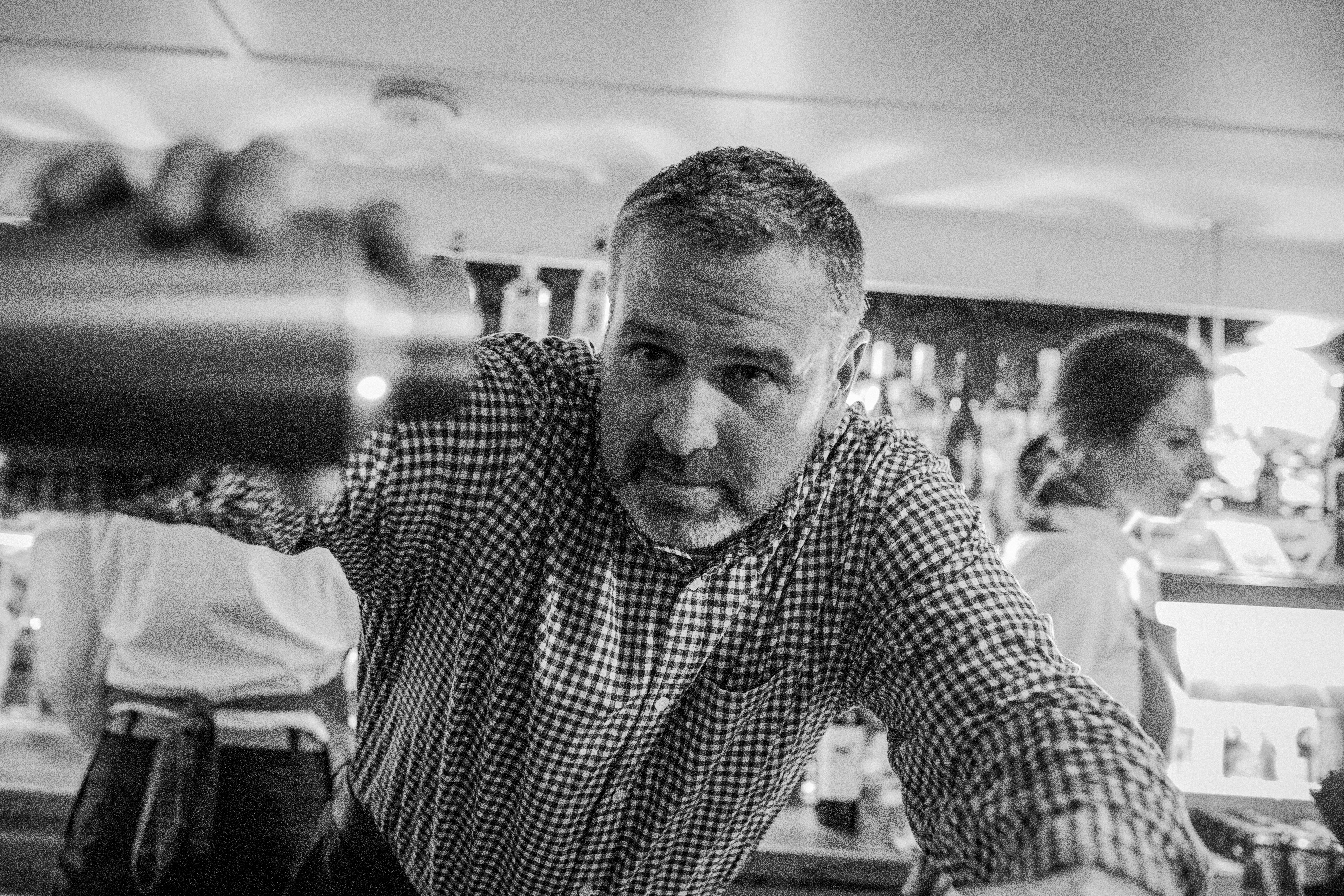Owner of Cellar 25b in the restaurant
