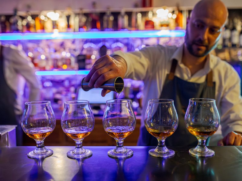 Whiskey tasting experience