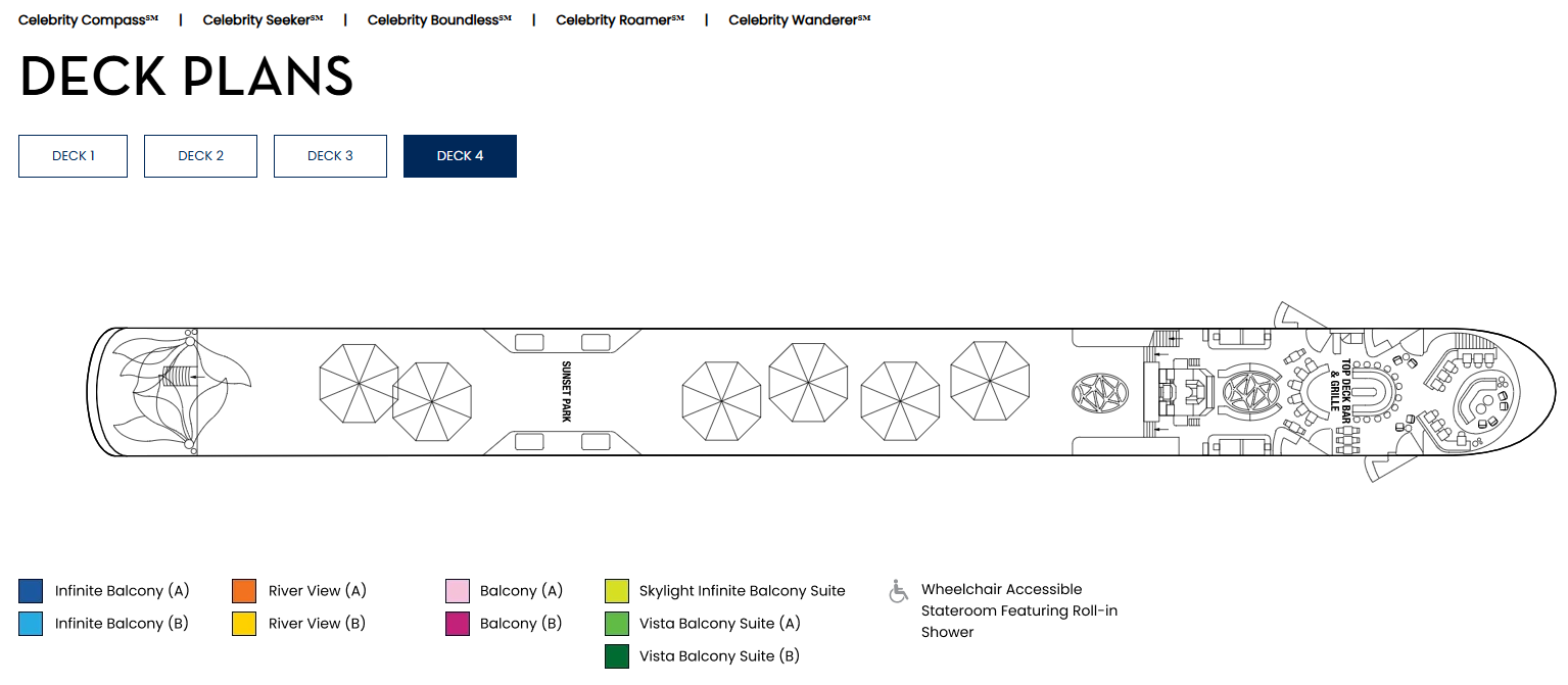 Deck 1 — River View Staterooms