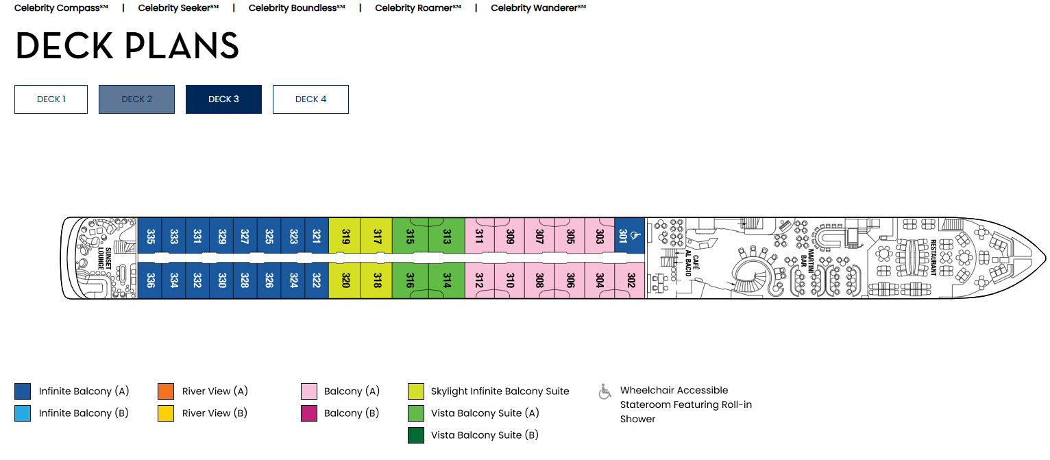 Deck 2 — Infinite Balcony & Balcony Staterooms
