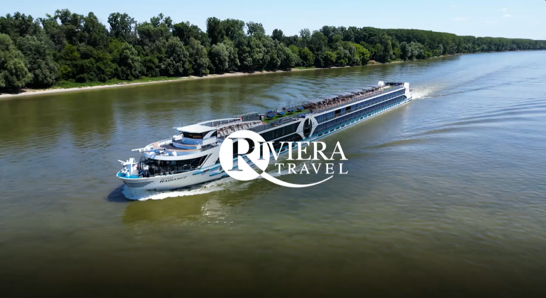 Riviera Travel river cruise ship on European river