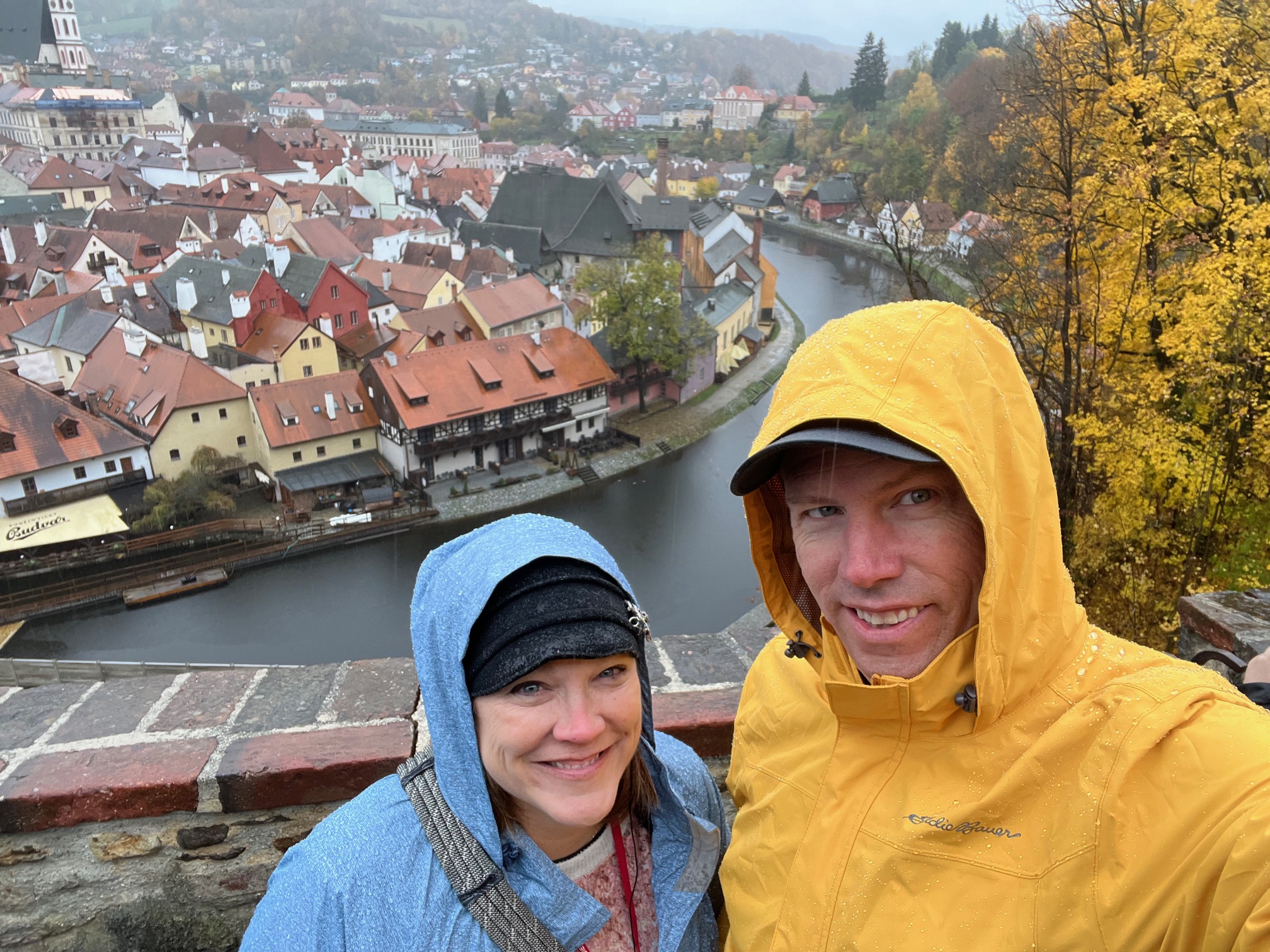 Shelley and William on a river cruise