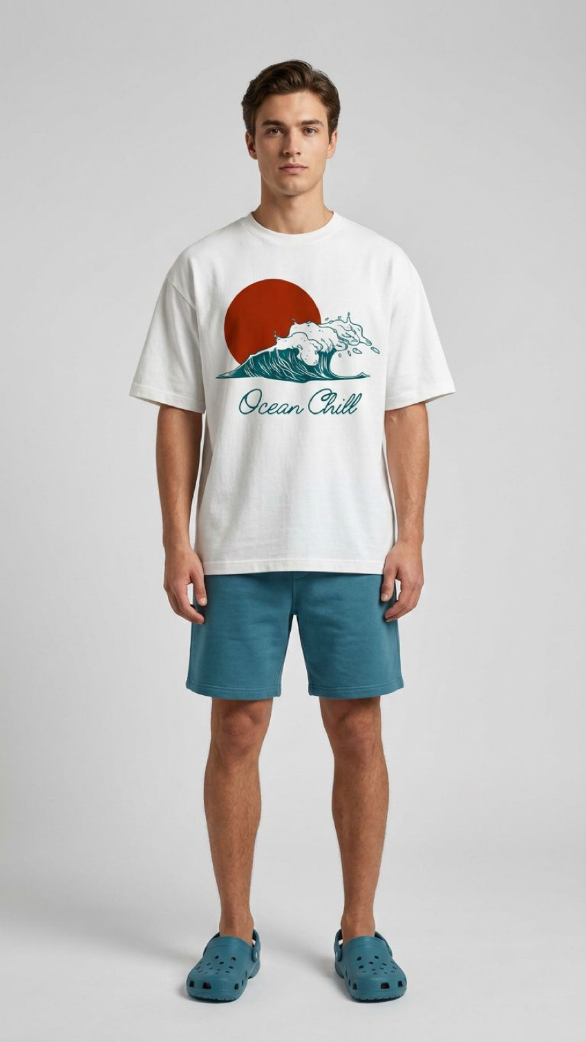 Ocean Oversized T-Shirt